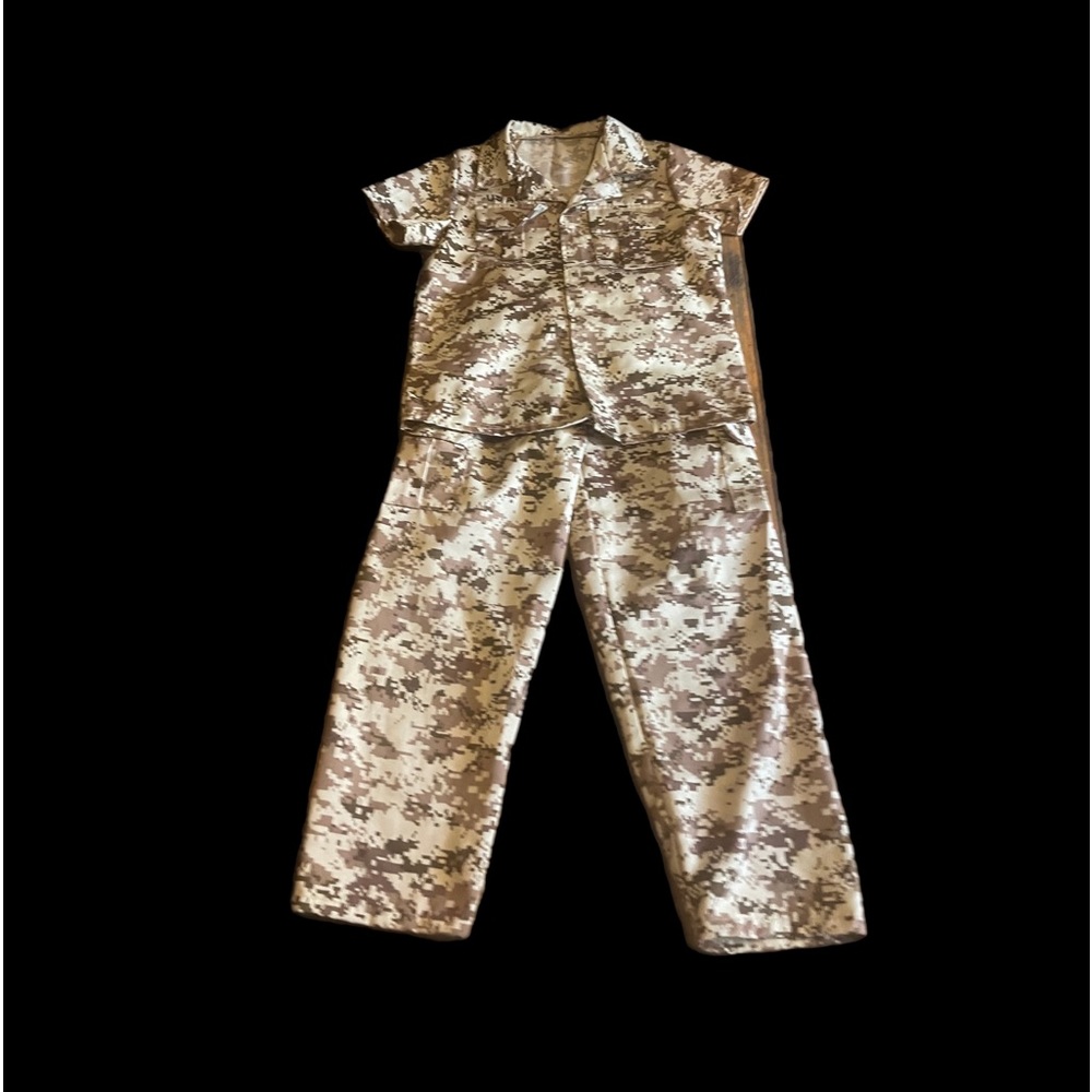 Handmade Digital Camouflage Army Uniform Play Costume Boys 10/12